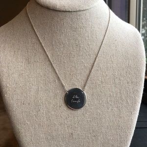 Stella & Dot Engravable Disc Necklace